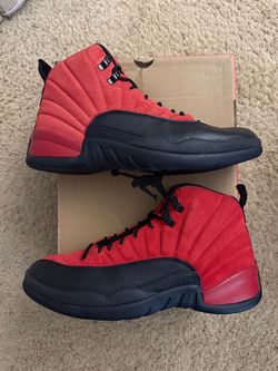 Size 10.5 (Used condition, damaged box) - Air Jordan 12 retro reverse flu game