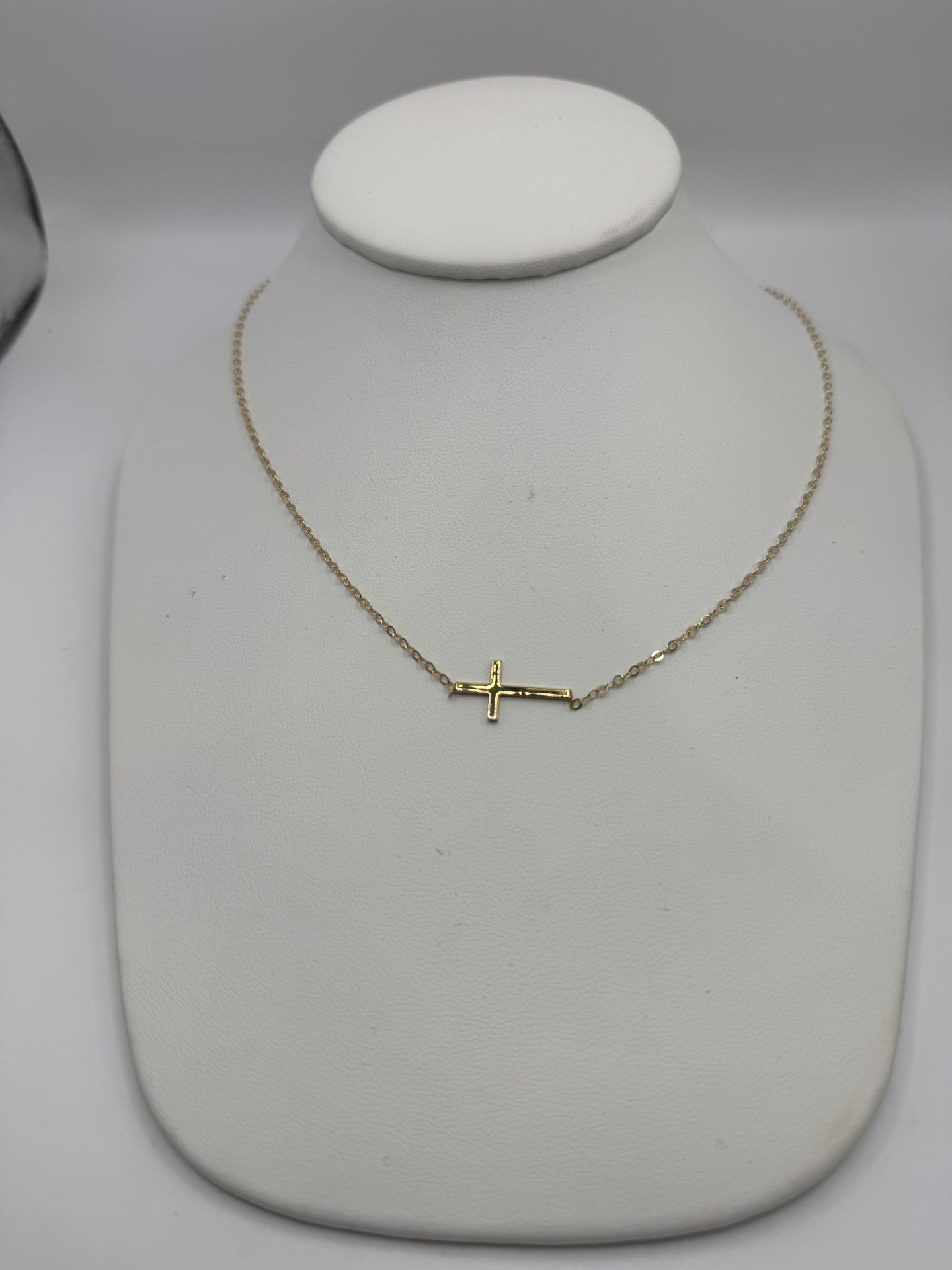 14k Gold Cross Necklace For Women