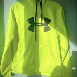 Waterproof Neon Yellow Under Armour Hoodie