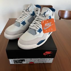 Size 11 - Jordan 4 Military Blue / Industrial Blue