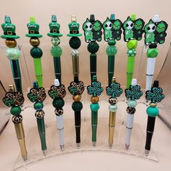 St. Patrick's Day Themed Beaded Pens (PICK UP ONLY NE 93306)