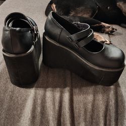 Demonia Kera 08 Mary Jane Platform