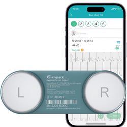 Heart rate Monitoring Device, Personal Bluetooth Monitor for Rhythm Waveform, Home Use Device for Adults with Chest Strap, Compatible with iOS&Android