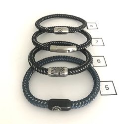  Bracelets . Leather And Rope . Clearance Collection 