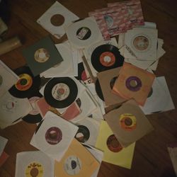 Nice Lot Of My Og 45 Vinyl Records Blues Soul Beatles Rock Soul