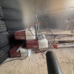 3 Genie Garage Door Openers w/railing