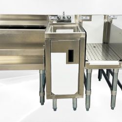 NSF Stainless S Combination Cocktail Station 60 ins FS24UH121212