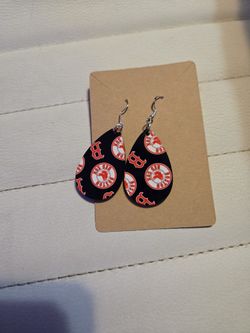 Boston Red Sox Earrings 