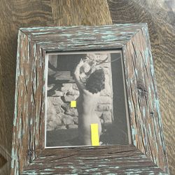 Southwest Sombrero Home Framed 1950s Pinup Photo Vintage Charm 