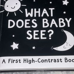 What Does Baby See A High-Contrast Board Book - Paperback - VERY GOOD