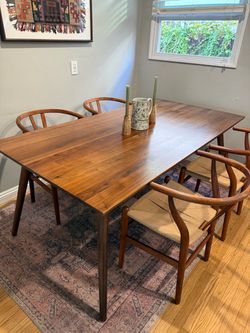 Article Walnut Seno Dining Table