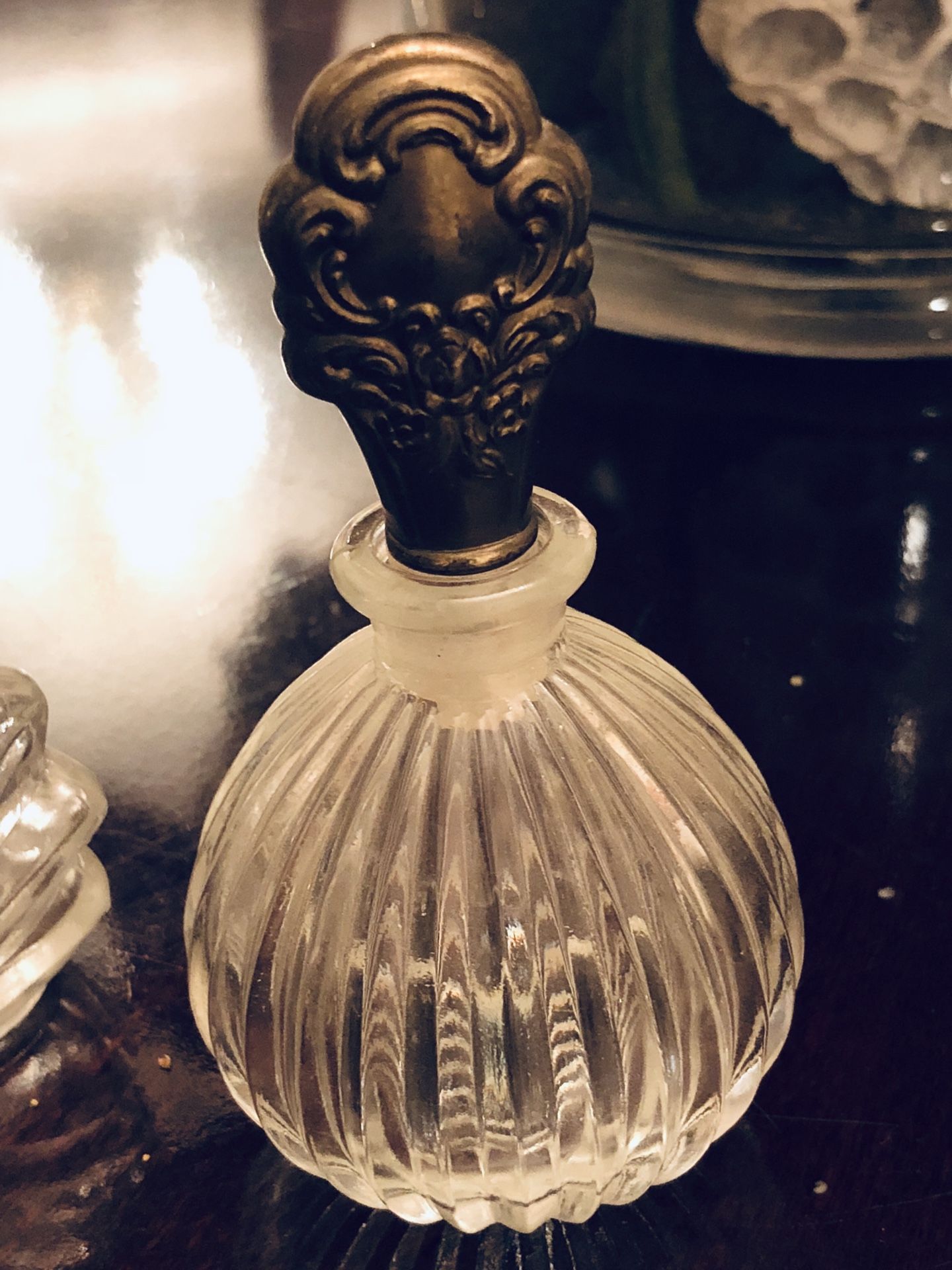 Vintage Crystal Parfumerie Decanters