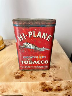 1930’s Aviation Tobacco Tin Antique