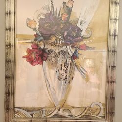 Beautiful  Large Floral Wall Hanging