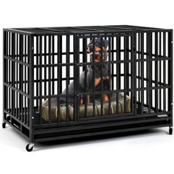  48 Inch Heavy Duty Indestructible XL Dog Crate