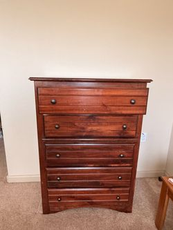 Tall Wood Chest of Drawers/living spaces