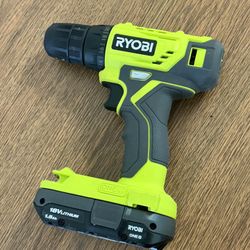 Ryobi 18V ONE Plus Cordless Drill with 1.5Ah Lithium Battery