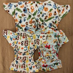 Cloth diapers with inserts size 3 Fontana pickup.