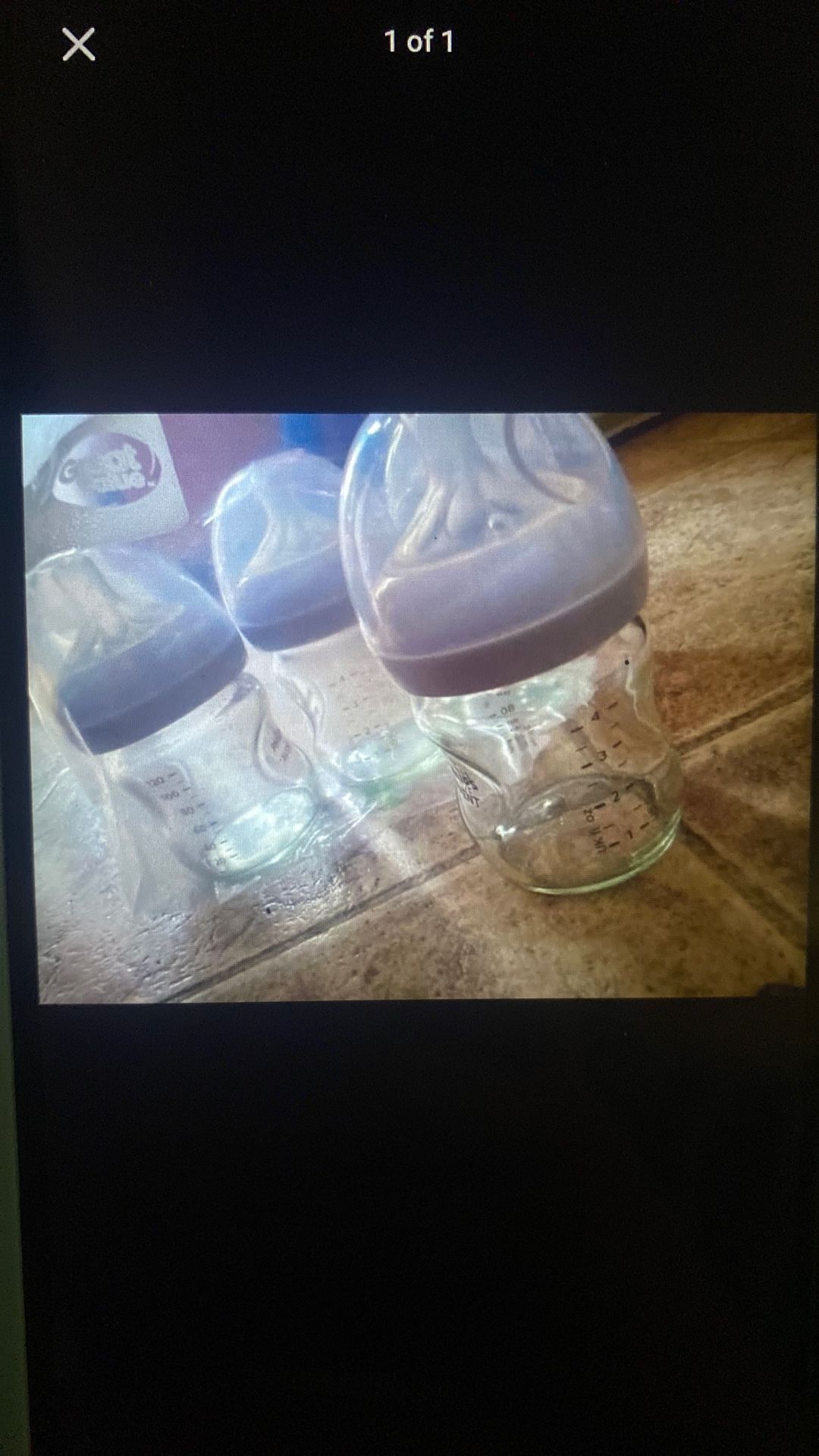 Glass Philips Avent Bottles