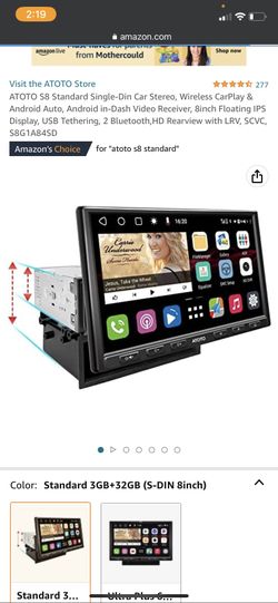 Barely Used Atoto S8 Standard Head Unit (pre-wired For Bmw E46