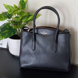 Black Kate Spade Handbag Purse With Long Strap