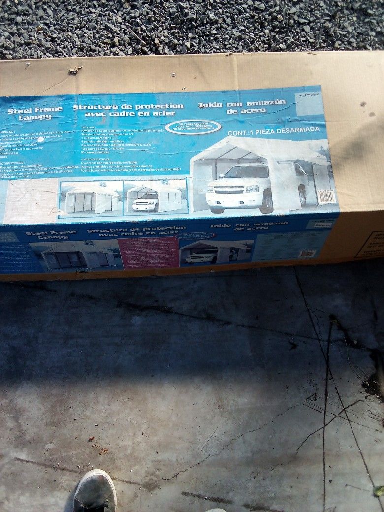 Steel Frame Canopy 10x20