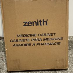 Zenith Medicine Cabinet Brand New NEVER used 