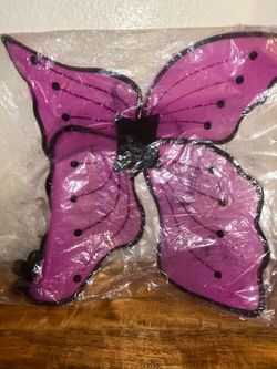 Purple Butterfly Costume Wings