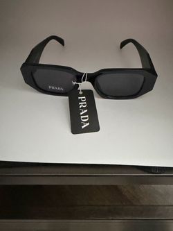 Prada Black Rectangle Sunglasses