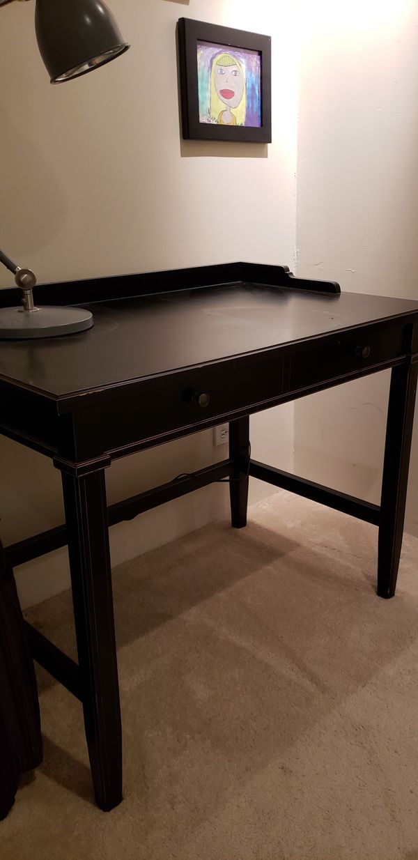 Pottery Barn Black Desk With Distressed Edges For In Niles Il Pottery Barn Black Desk With Distressed Edges For In Niles Il Offerup