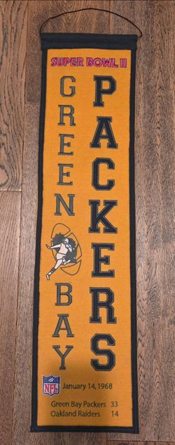 Winning Streak - NFL - Green Bay Packers - Banner / Pennant - Super Bowl II