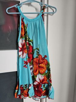 Girl Hawaiian Luau Dress 6T