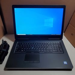 Dell  PRECISION Laptop 7710, Intel Quad Core i5, 16GB Memory,  250GB SSD,  WI-FI, Win 10 Professional OS, 17.3  Inche 