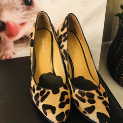Leopard Skin H Heels 