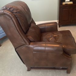 Leather recliner 
