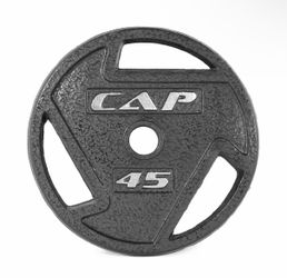 45 lb Barbell Olympic grip Plates x2