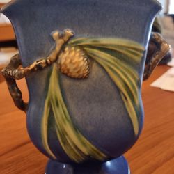Roseville Pinecone Vase