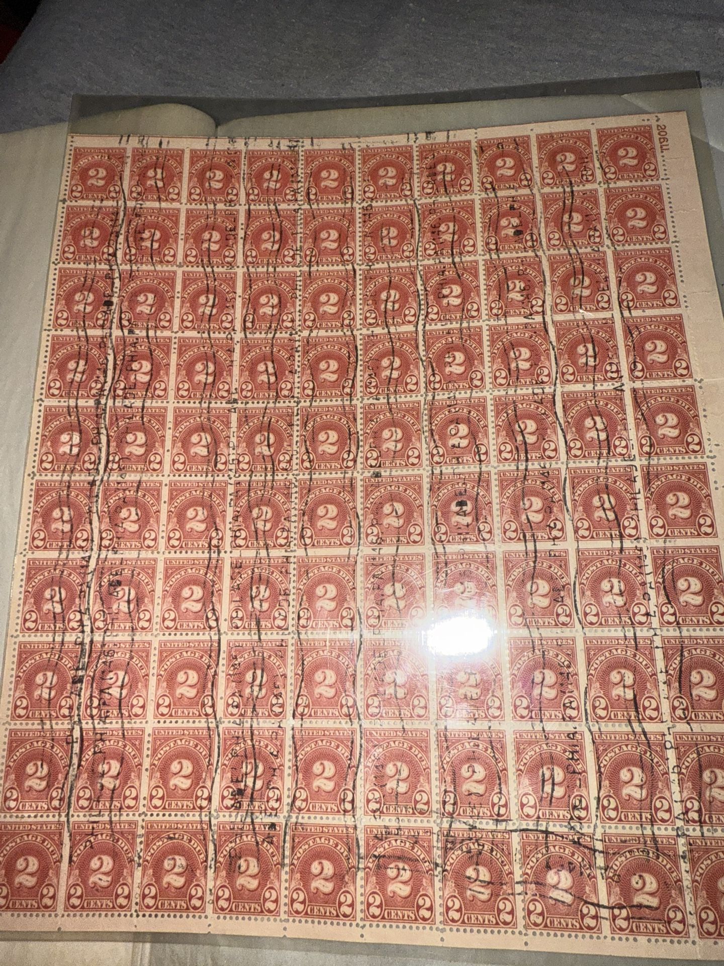 Full Sheet Of (2cent Stamps)