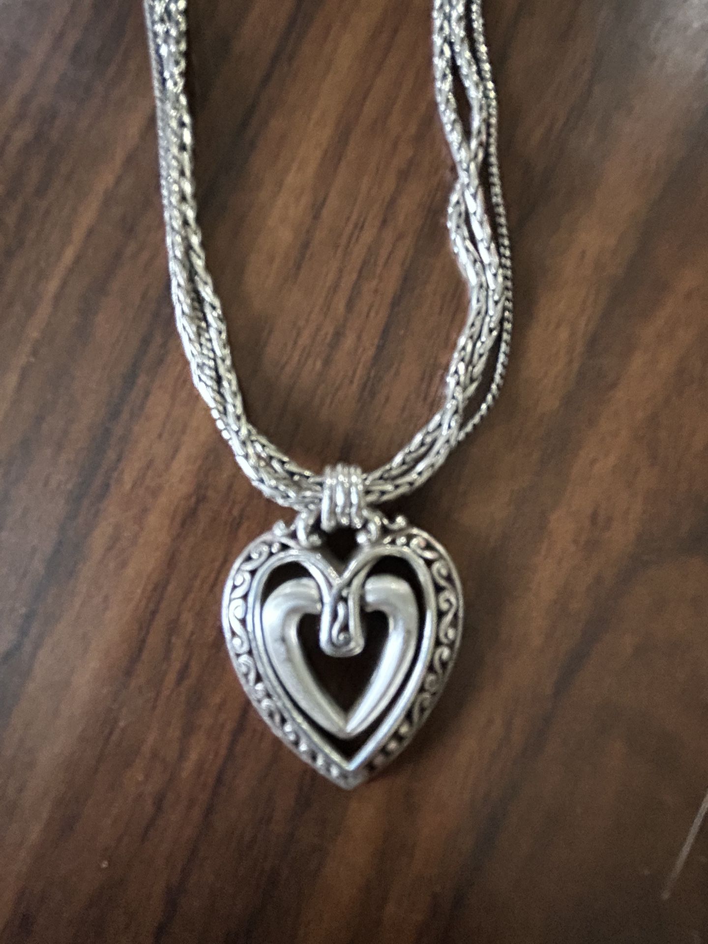 Brighton Hart Within A Hart Necklace