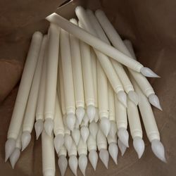 Flameless Taper Candles 44ct