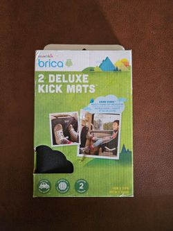 New Munchkin Brica Deluxe Kick Mats ( Black set of 2)