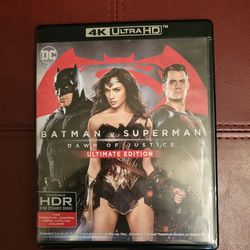 Batman V Superman Daen Of Justice 4K + Blu-ray 
