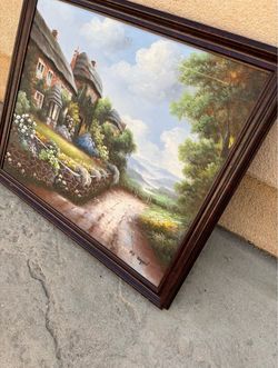 Beautiful art 27 x 23“ good condition