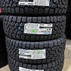 (4) - LT275/70/18 Toyo Open Country A/T III Tires