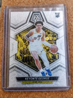 Keyonte George Panini Mosaic Rookie Card Utah Jazz #222 Ssp