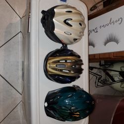3 BIKE HELMETS $5 EACH SMALL