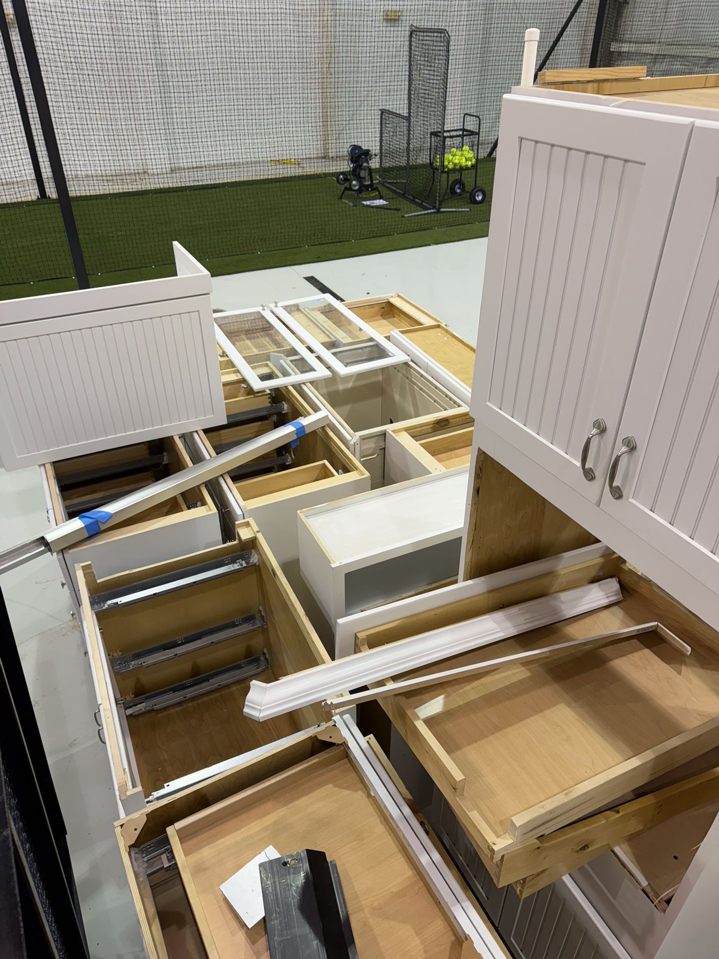 White Kraftmaid Assorted Kitchen/Bath Cabinets