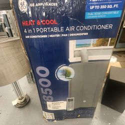 Ge 4-1 Portable Air Conditioner 8000 Btu