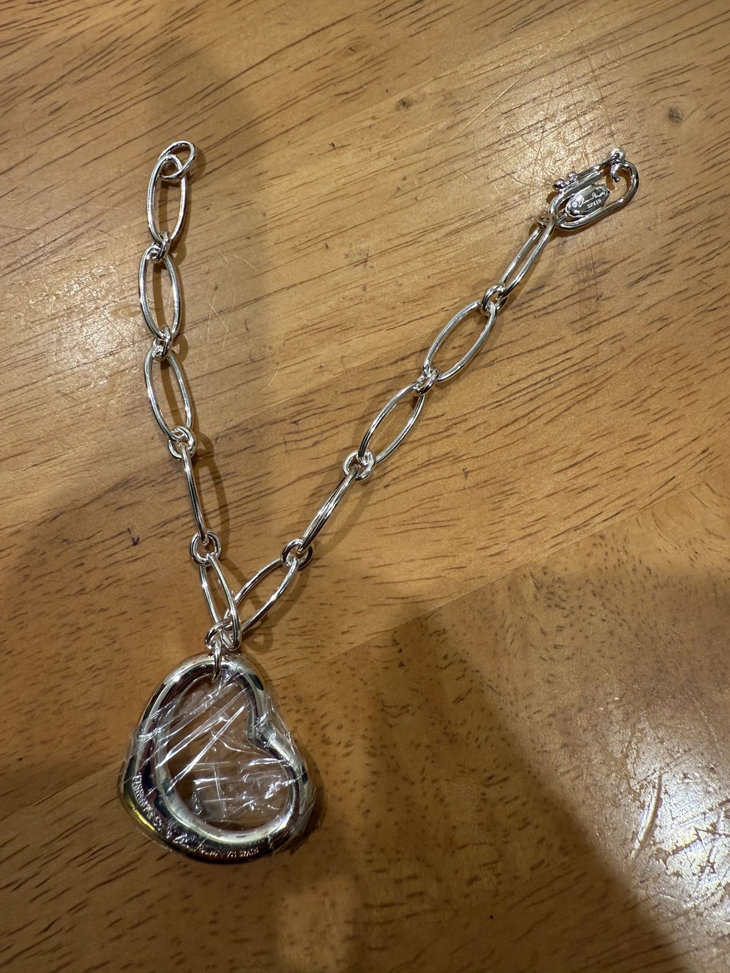 Tiffany Heart Bracelet 6 1:2” Length 