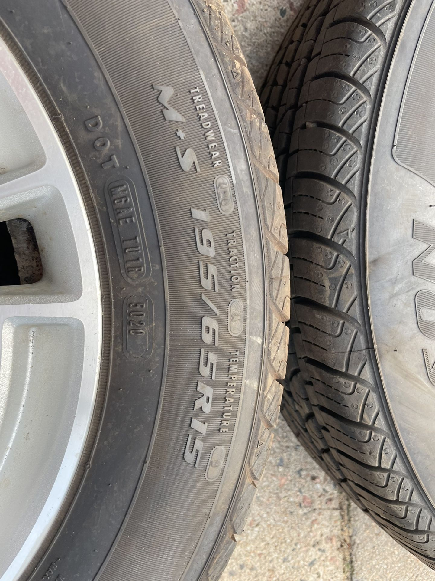 2006-2011 Honda Civic Enkei Wheels 195 65 15 Tires 90%